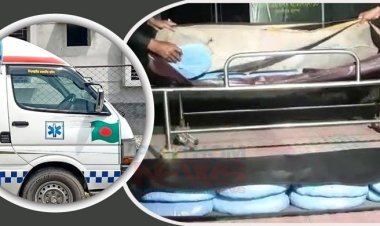 রোগীর বদলে অ্যাম্বুলেন্সে যাচ্ছিল গাঁজা