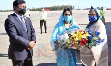 নিউইয়র্ক থেকে ওয়াশিংটন পৌঁছেছেন প্রধানমন্ত্রী