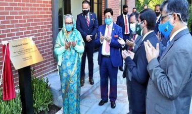 যুক্তরাষ্ট্রের মেরিল্যান্ডে বাংলাদেশ হাউসের উদ্বোধন প্রধানমন্ত্রীর