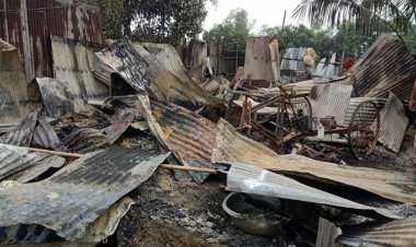 পীরগঞ্জে আগুন দেয়ার ঘটনায় আটক ৪২