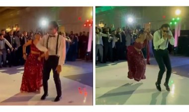 বিয়েতে নিজেরাই নেচে অনুষ্ঠান মাতালেন বর-কনে, ভিডিও ভাইরাল