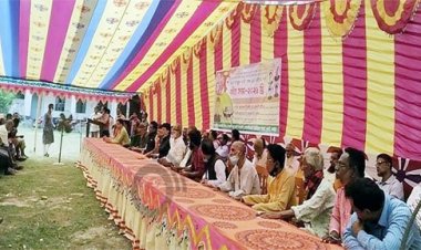 কলেজ ছুটি দিয়ে নৌকা প্রার্থীর সমাবেশ-ভুরিভোজ