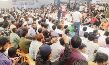 খালেদা জিয়াকে বিদেশে চিকিৎসার অনুমতির দাবিতে চট্টগ্রামে বিএনপির গণঅনশন