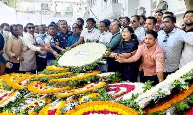 শহীদ ডাঃ শামসুল আলম খান মিলনের শাহাদাৎবার্ষিকীতে শ্রদ্ধা জানিয়েছ ছাত্রদল