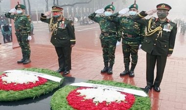 শহীদ বুদ্ধিজীবী স্মৃতিসৌধে রাষ্ট্রপতি-প্রধানমন্ত্রীর শ্রদ্ধা