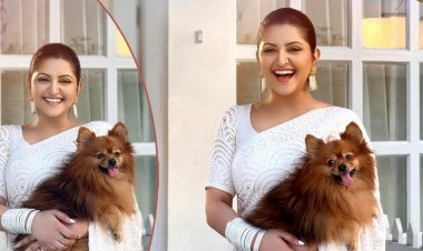 পোষ্য কোলে হাস্যোজ্বল পরীমণি, দিলেন বিশেষ বার্তা