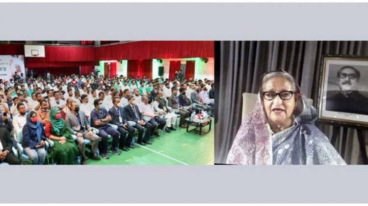 আর কোনো হায়েনার দল যেন মানুষের ভাগ্য নিয়ে ছিনিমিনি খেলতে না পারে : শেখ হাসিনা