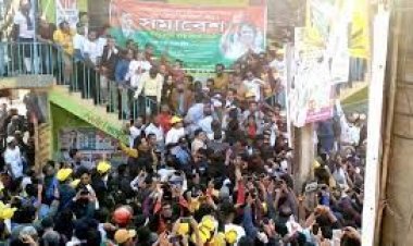 পুলিশের বাধা সত্ত্বেও ব্রাহ্মণবাড়িয়ায় সমাবেশ করছে বিএনপি