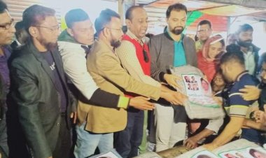 রাজধানীতে ঢাকা মহানগর উত্তর বিএনপির শীতবস্ত্র বিতরণ