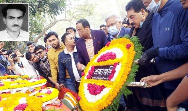 শহীদ আসাদ স্মৃতিস্তম্ভে বিএনপির শ্রদ্ধা নিবেদন