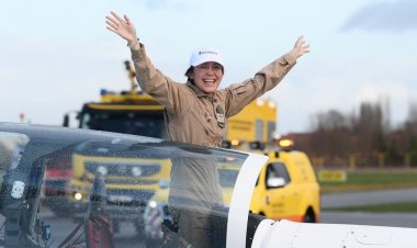 ১৫৫ দিনে সারা বিশ্বে উড়ে রেকর্ড গড়লেন এই কিশোরী