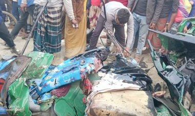 বগুড়ার শেরপুরে বাসের চাপায় নিহত ৫