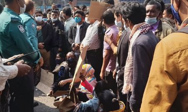 কিডনি হাসপাতালে ডায়ালাইসিস বন্ধ, রোগীদের সড়ক অবরোধ