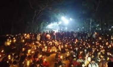 উপাচার্যের পদত্যাগ দাবিতে শাবিপ্রবিতে ‘আলোর মিছিল’