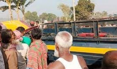 ২৫ কিশোরকে নিয়ে সড়কে উল্টে গেলো পিকনিকের গাড়ি