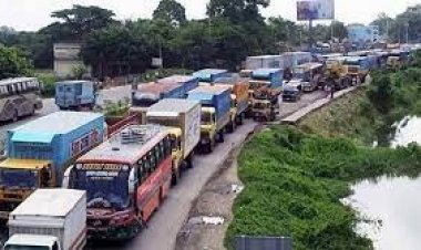 টাঙ্গাইল মহাসড়কে ১৫ কিলোমিটার যানজট