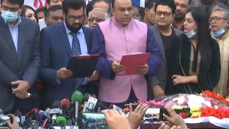 ইলিয়াস কাঞ্চনকে শপথ করালেন মিশা সওদাগর