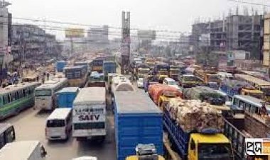 আজও সিরাজগঞ্জ মহাসড়কে ২০ কিলোমিটার যানজট