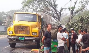 হবিগঞ্জে ট্রাকচাপায় অটোরিকশাচালকসহ নিহত ৩