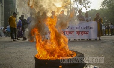হরতালে ভাঙচুর-অগ্নিসংযোগ: ১২ নেতার বিরুদ্ধে মামলা