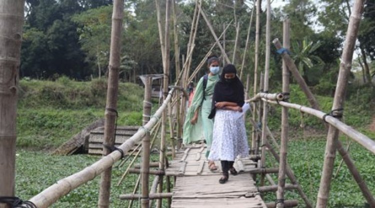 সেতু হয় না, সাঁকোই ভরসা ২০ হাজার মানুষের