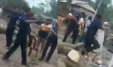 শেরপুরে পুলিশের সামনে দিনমজুরকে কুপিয়ে হত্যা