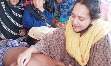 স্ত্রীকে রক্ষা করে বিদ্যুৎস্পৃষ্টে স্বামীর মৃত্যু