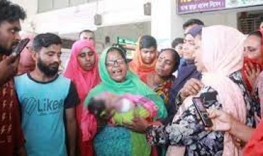 কেটে গেলো নবজাতকের পেট, সন্তানের মৃত্যুতে খুমেকে বিক্ষোভ