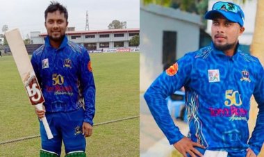  সাব্বিরের ব্যাটে দুর্দান্ত সেঞ্চুরি