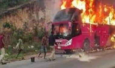  নাইজেরিয়ায় দুর্ঘটনার পর বাসে আগুন, দগ্ধ হয়ে নিহত ২০