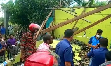 ময়মনসিংহের নান্দাইলে বিস্ফোরণে উড়ে গেল বাড়ির দেয়াল, দুই নারীর মৃত্যু