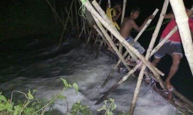 খালিয়াজুরী হাওড়ে ফসলরক্ষা বাঁধ কেটে দিলেন সাবেক চেয়ারম্যান