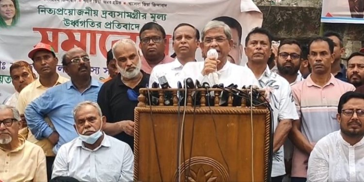 নির্বাচনী খেলা করে ক্ষমতাসীনরা ফের নির্বাচনী বৈতরণী পার হতে চায়: মির্জা ফখরুল