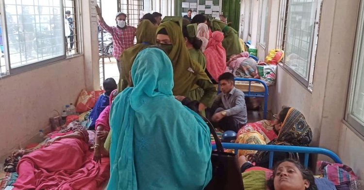 রাজবাড়ী সদর হাসপাতালে ধারণক্ষমতার ৬ গুণ ডায়রিয়া রোগী ভর্তি