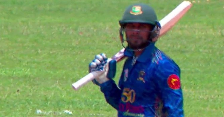 বিকেএসপিতে সাব্বিরের স্বস্তির শতক
