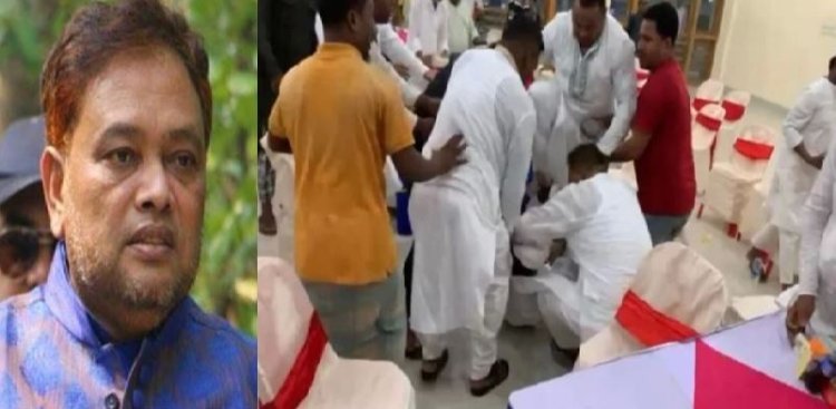 বর্ধিত সভায় দলীয় নেতাদের পেটালেন সাবেক এমপি বদি