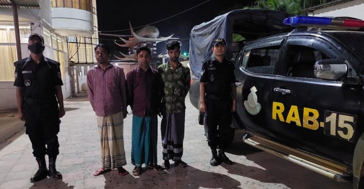 পাহাড়ে বসে সন্ত্রাসী তৎপরতা, যুবলীগ সভাপতিসহ আটক ৩