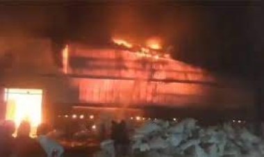 রূপগঞ্জে স্পিনিং মিলে আগুন