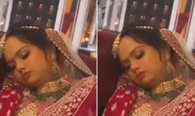  সাতপাক ঘোরার আগেই ঘুমে বিভোর কনে