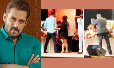 মঞ্চে উঠেই জুতা খুলতে শুরু করলেন সালমান!