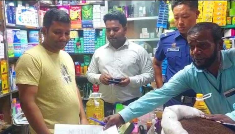 চৌমুহনীতে ২৩৫০ লিটার সয়াবিন তেল জব্দ