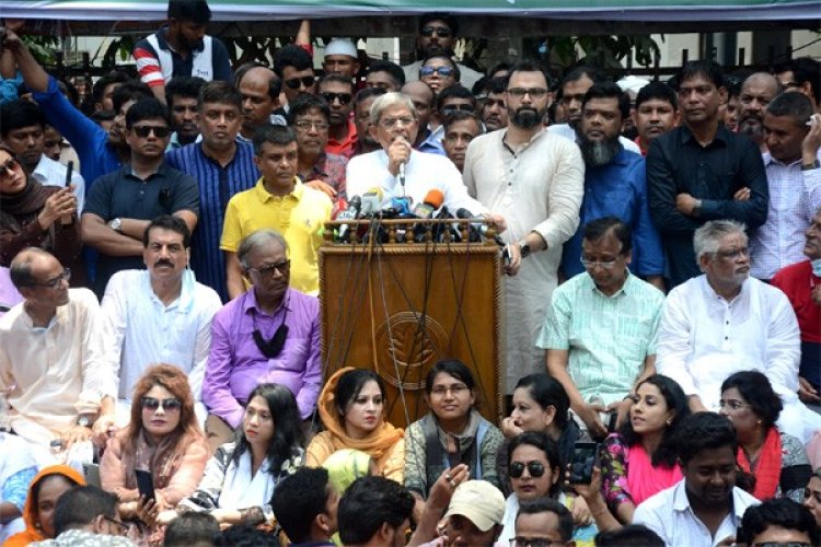 ক্ষমা চান অন্যথায় জনগণ ক্ষমা চাওয়ারও সুযোগ দেবে না প্রধানমন্ত্রীকে মির্জা ফখরুল