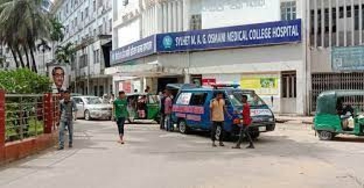 সিলেট হাসপাতালে অ্যাম্বুলেন্সচাপায় রোগী নিহত