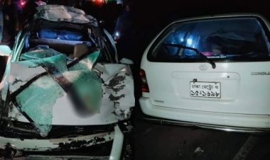 রাজবাড়ীতে ট্রাক-অটো-প্রাইভেটকারের সংঘর্ষে নিহত ৬