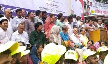 খালেদা জিয়াকে বিদেশে উন্নত চিকিৎসার দাবিতে বিএনপির সমাবেশে জনতার ঢল