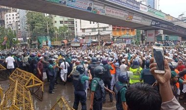 ইসলামী আন্দোলনের গণমিছিলে পুলিশের বাধা