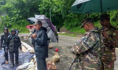 রাঙামাটি জেলায় জনজীবন বিপর্যস্ত