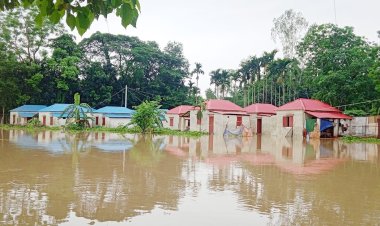 হবিগঞ্জে নতুন নতুন এলাকা প্লাবিত, পানিবন্দি ৫১ ইউনিয়নের মানুষ