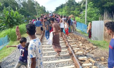 হেডফোন লাগিয়ে রেললাইনে বসেছিল স্কুলছাত্র, ট্রেনে কাটা পড়ে মৃত্যু