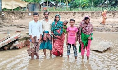 নেত্রকোনায় ঠিকানা হারিয়েছে ৬ শতাধিক পরিবার